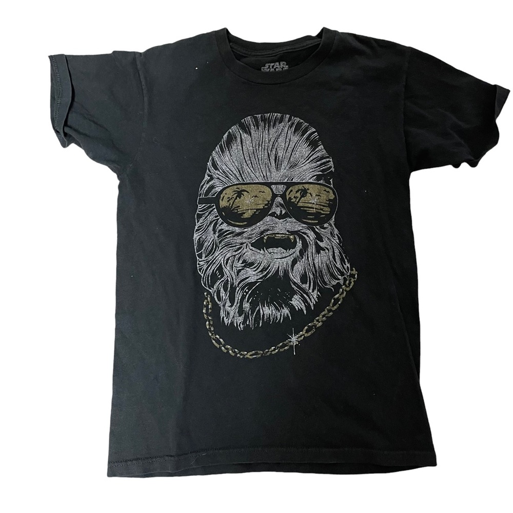 Star Wars Chewbacca with sunglasses short sleeved graphic t shirt unisex size s - Picture 4 of 10